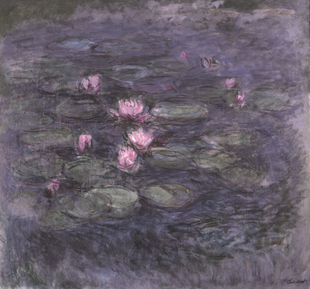 Detail of Nymphéas, c. 1914 by Claude Monet