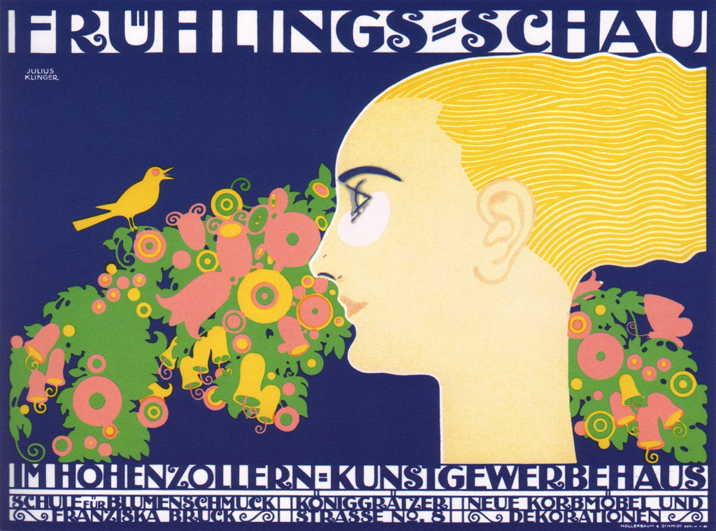 Detail of Spring Exhibition, 1914 by Julius Klinger