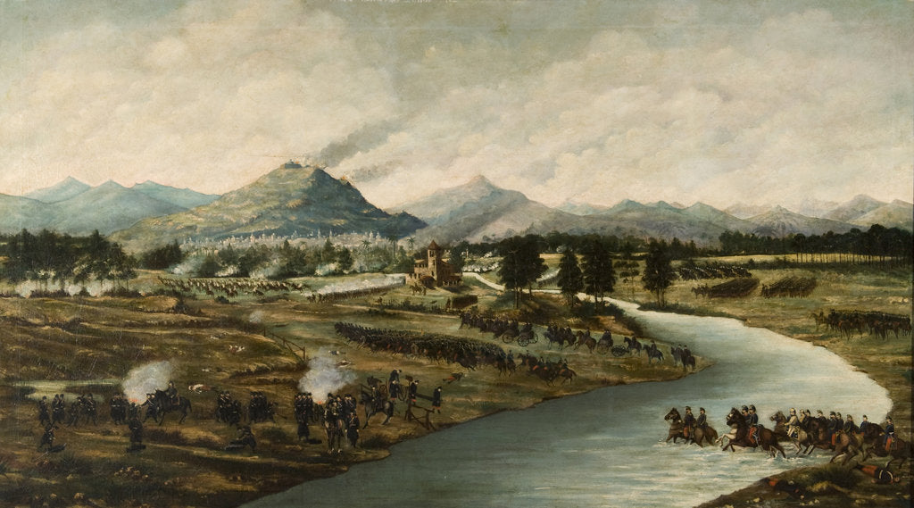 Detail of The Battle of the Alma on September 20, 1854, c. 1875 by Anonymous