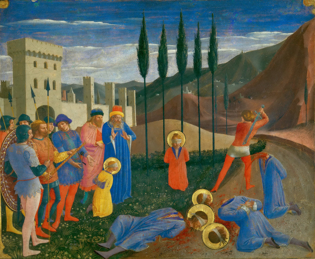 Detail of The Beheading of Saint Cosmas and Saint Damian, c. 1440 by Fra Giovanni da Fiesole Angelico