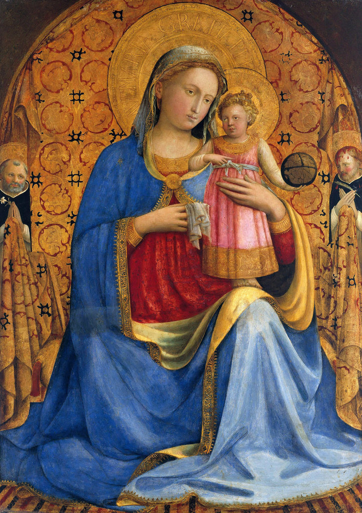 Detail of Madonna and Child with Saints Dominic and Peter Martyr (Madonna dell Umilitá), ca. 1433 by Fra Giovanni da Fiesole Angelico