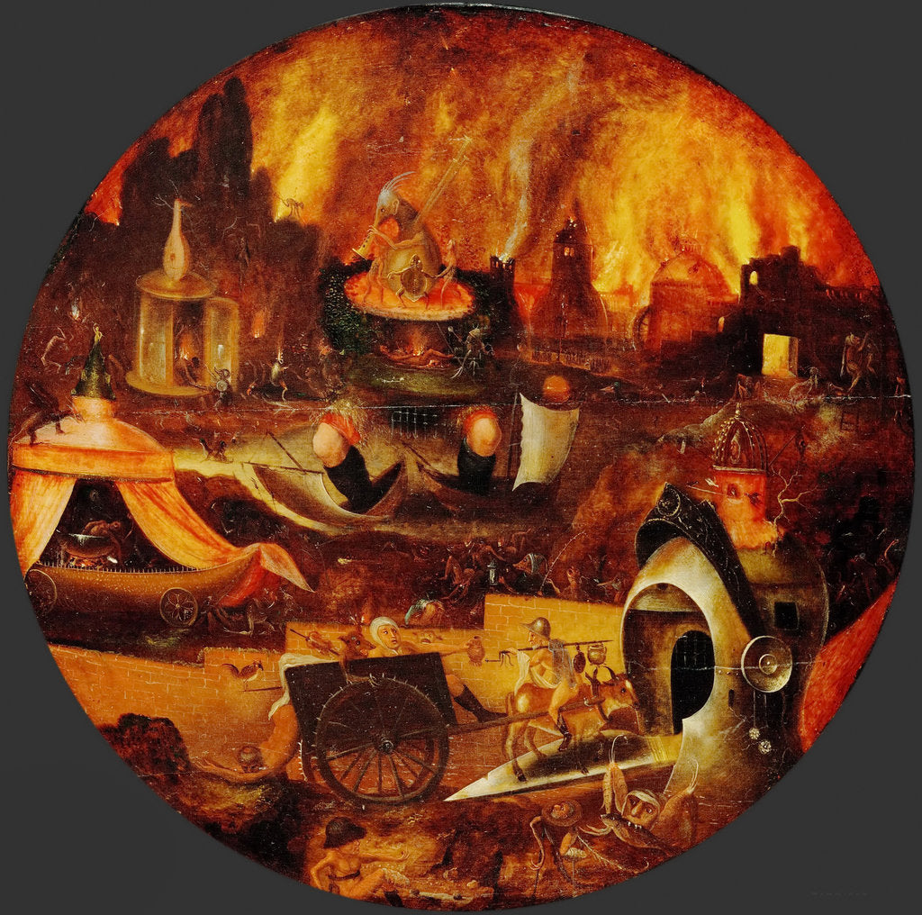 Detail of The Hell, ca 1545 by Henri de Patinier