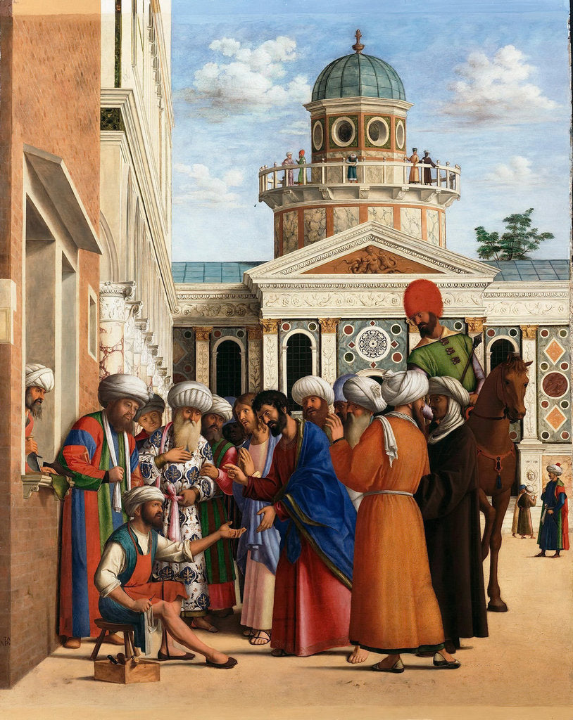 Detail of The Healing of Anianus by Saint Mark, c. 1497 by Giovanni Battista Cima da Conegliano