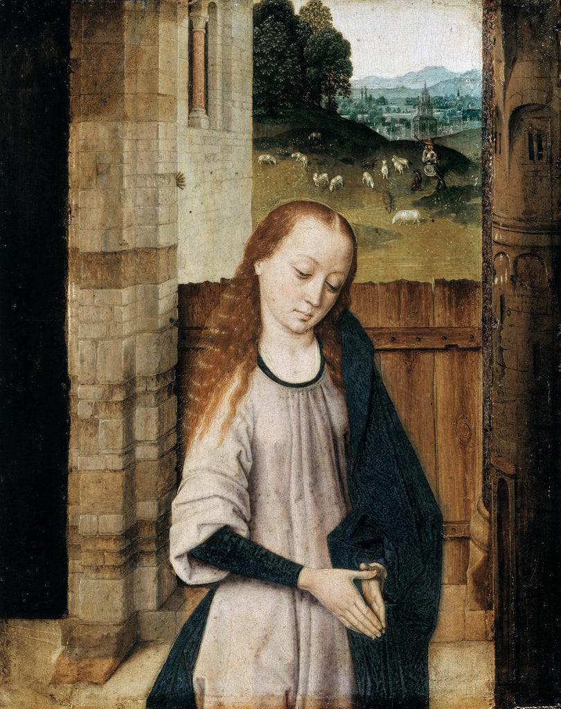 Detail of Virgin in Adoration, 15th century by Dirk Bouts