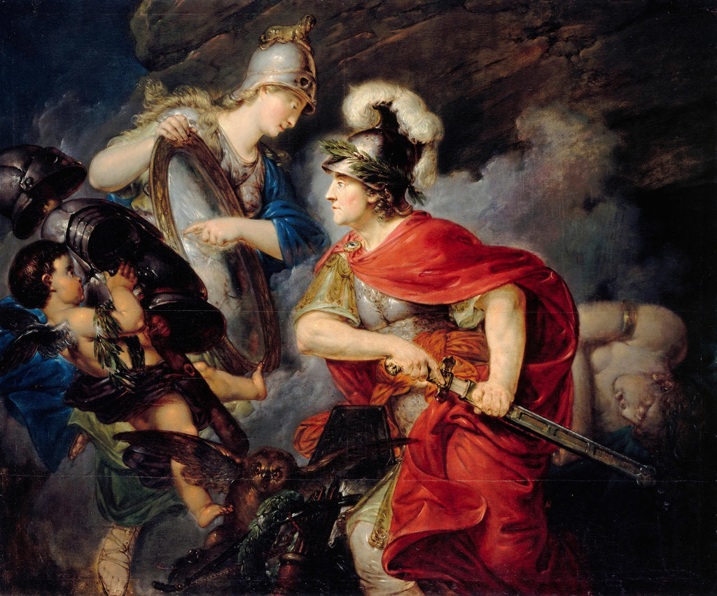 Detail of Allegory of Frederick the Great as Perseus (The beginning of the Seven Years War), 1789 by Christian Bernhard Rode