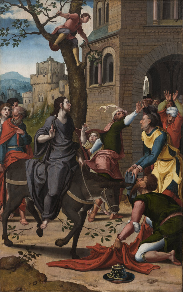 Detail of The Entry of Christ into Jerusalem, ca 1533-1534 by Pieter Coecke van Aelst the Elder