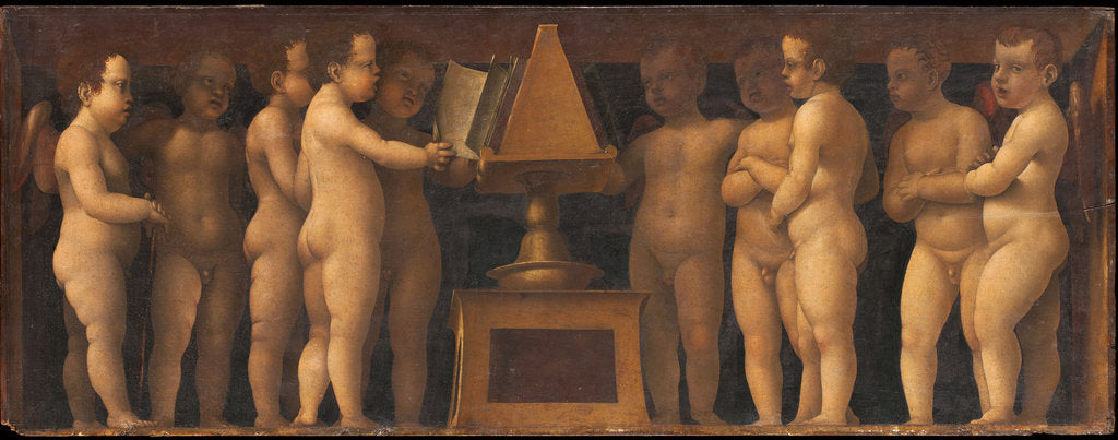 Detail of Choir Of Angels, c. 1500 by Bernardo Zenale