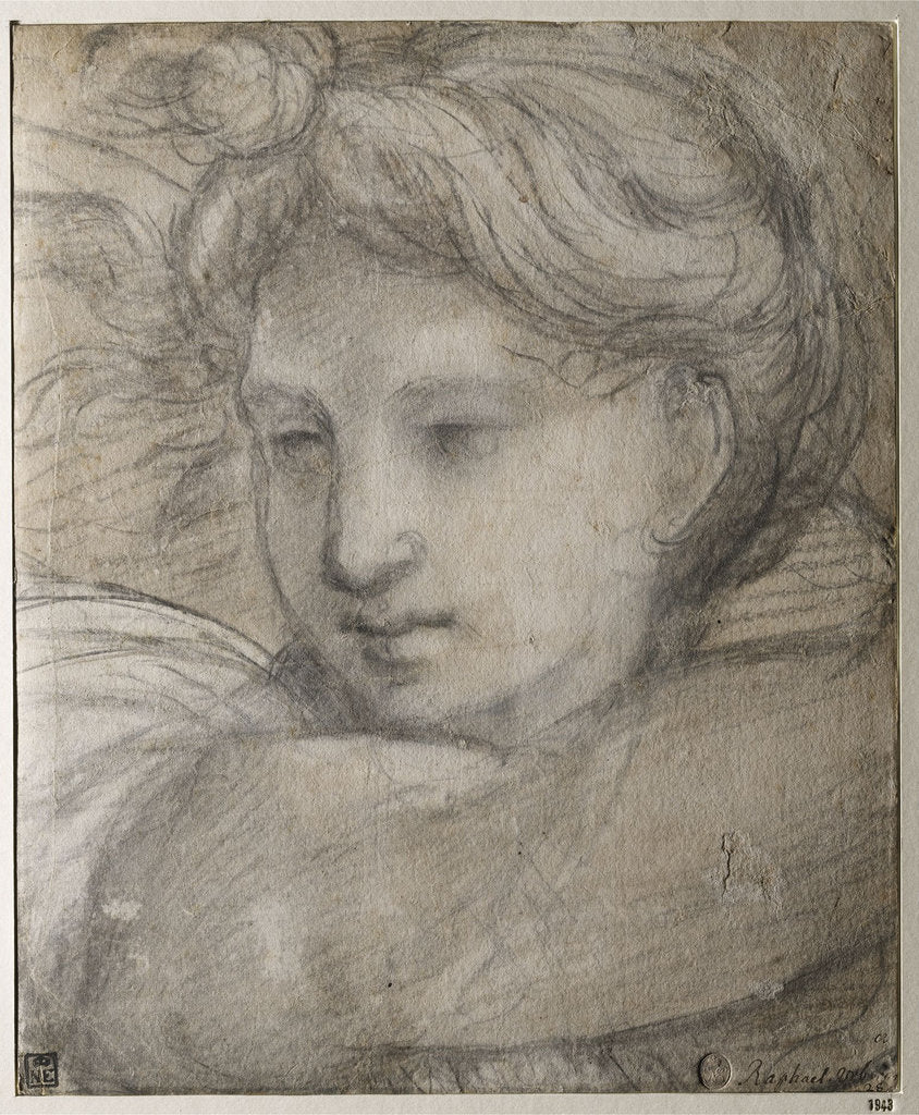 Detail of Head of an Angel, c. 1520 by Raphael