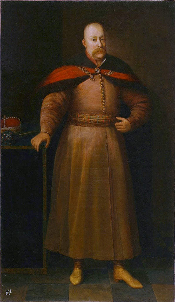 Detail of Portrait of Janusz Radziwill, 1652-1654 by Daniel Schultz the Younger