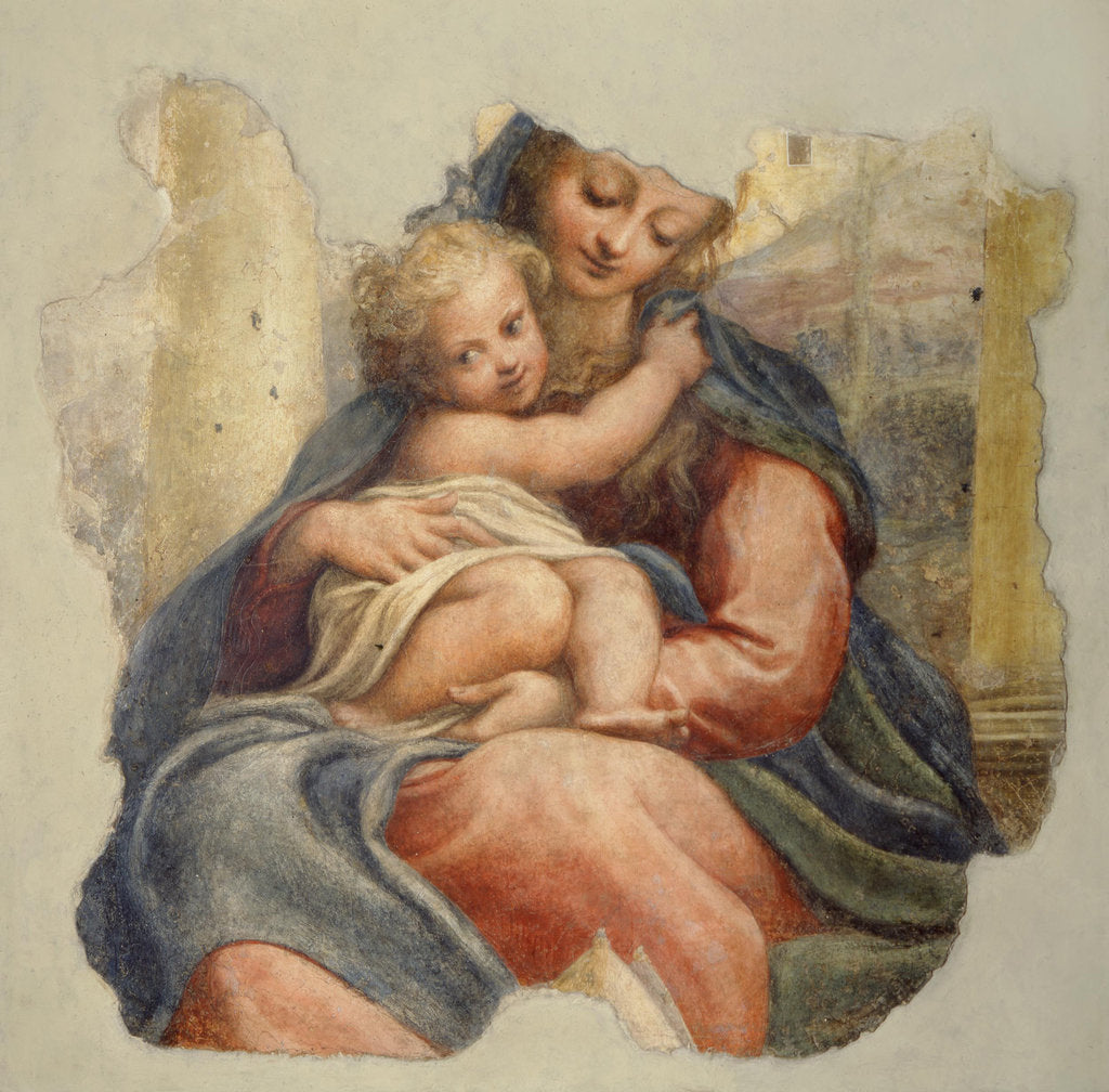 Detail of Madonna della Scala, ca 1524 by Correggio
