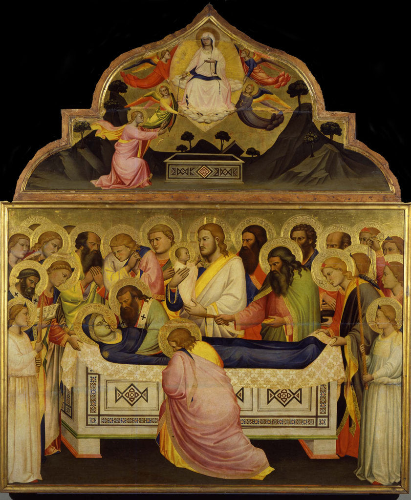 Detail of The Death of the Virgin, ca 1370-1375 by Niccolo di Pietro Gerini