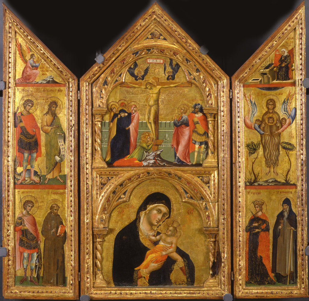 Detail of Portable altar, ca 1335 by Paolo Veneziano