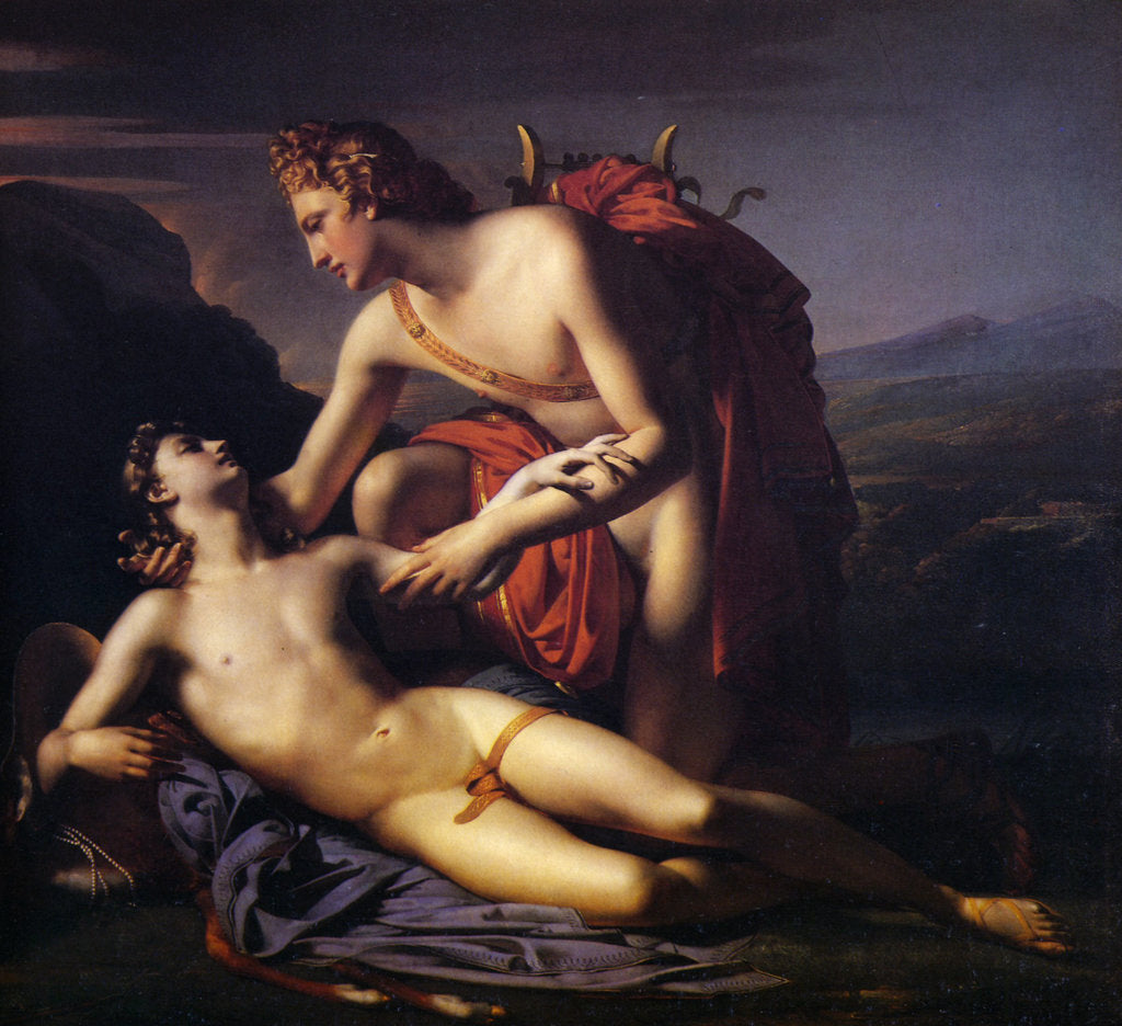 Detail of Apollo and Cyparissus, 1820 by Claude Marie Paul Dubufe