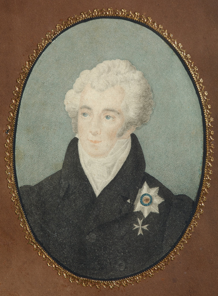 Detail of Portrait of Count Alexander Lvovich Naryshkin, Second quarter of the 19th cen by Anonymous