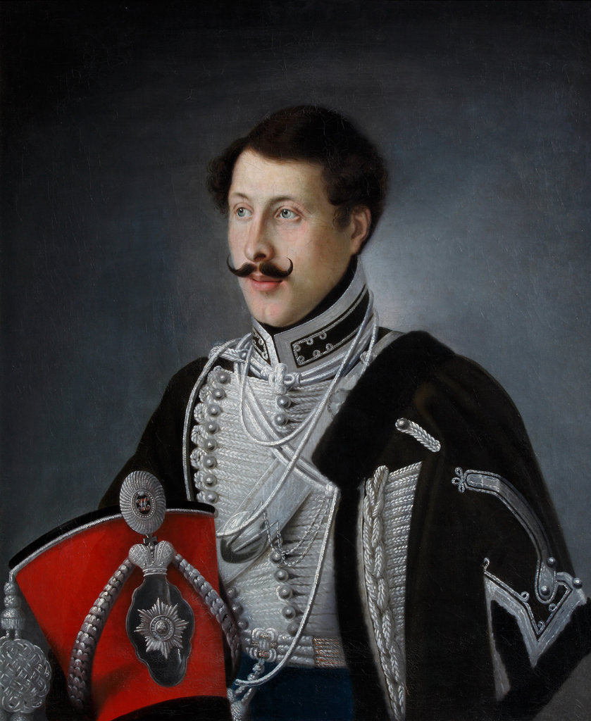Detail of Portrait of Vasily Pavlovich Golovin, 1827 by Nikolai Dmitrievich Mylnikov