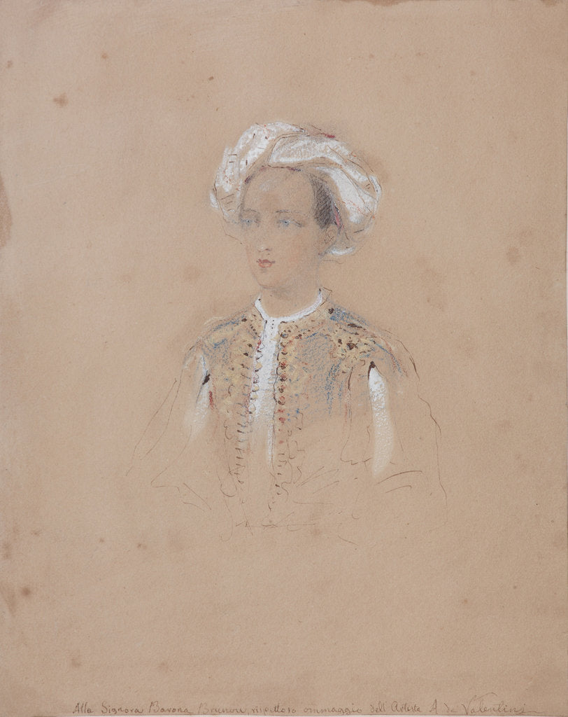 Detail of Portrait of Grand Duke Michael Nikolaevich of Russia, 1830-1840s by Alexandre de Valentini