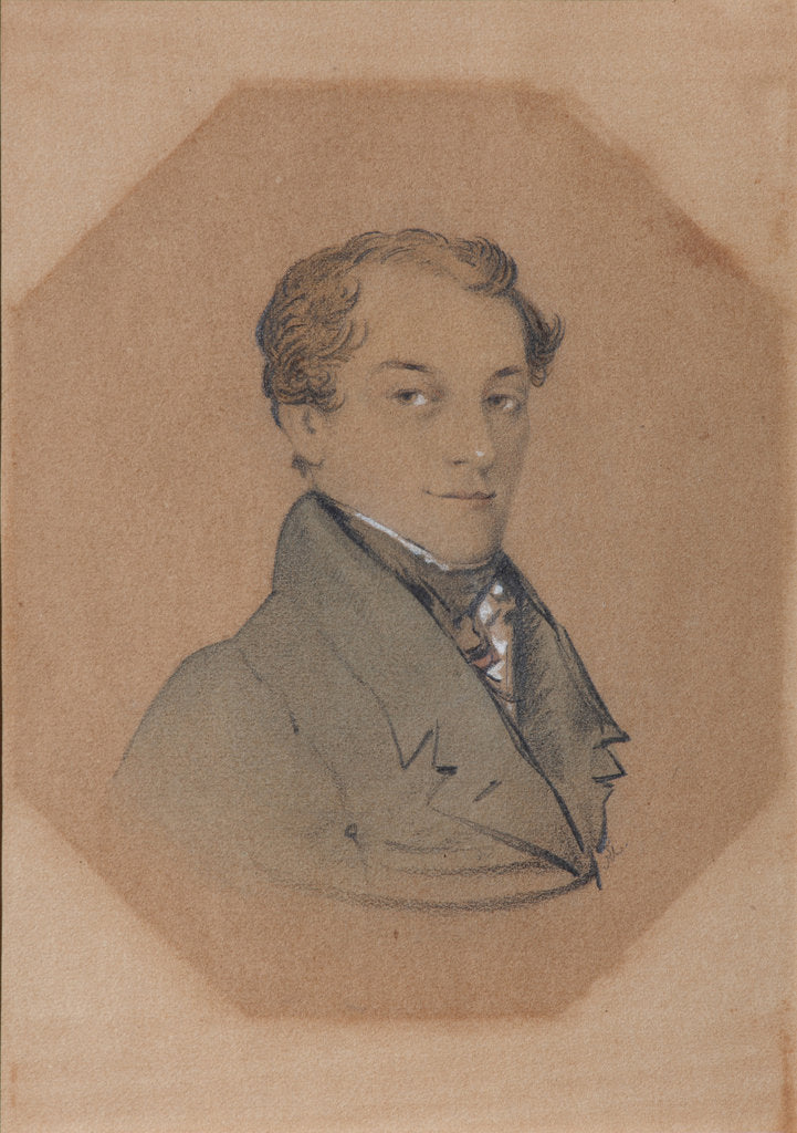 Detail of Portrait of Kondraty Fyodorovich Ryleyev, First quarter of 19th century by Anonymous