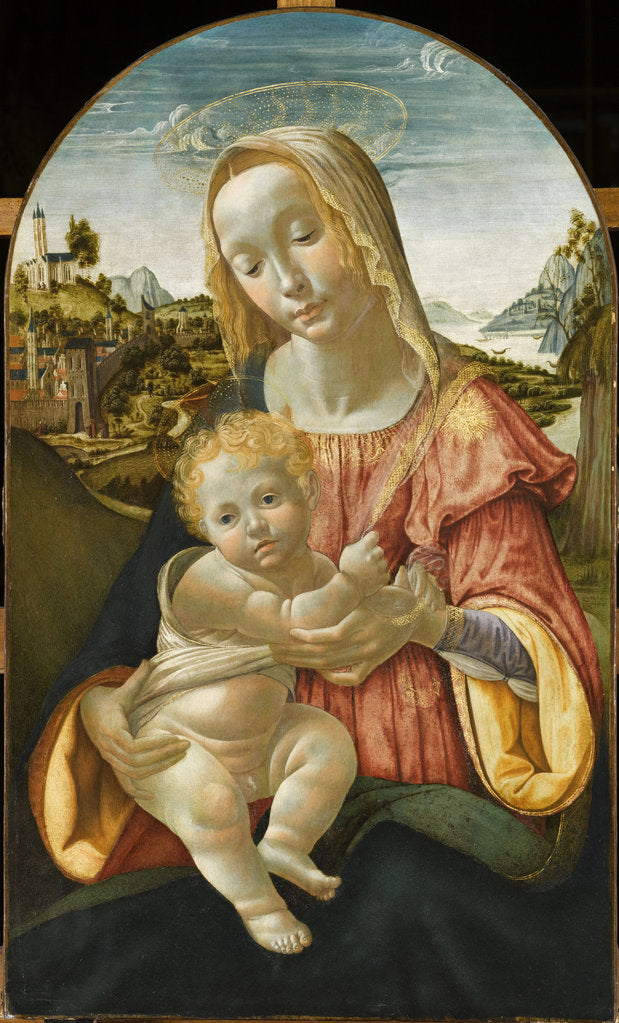 Detail of Virgin and Child, ca 1487-1488 by Davide Ghirlandaio