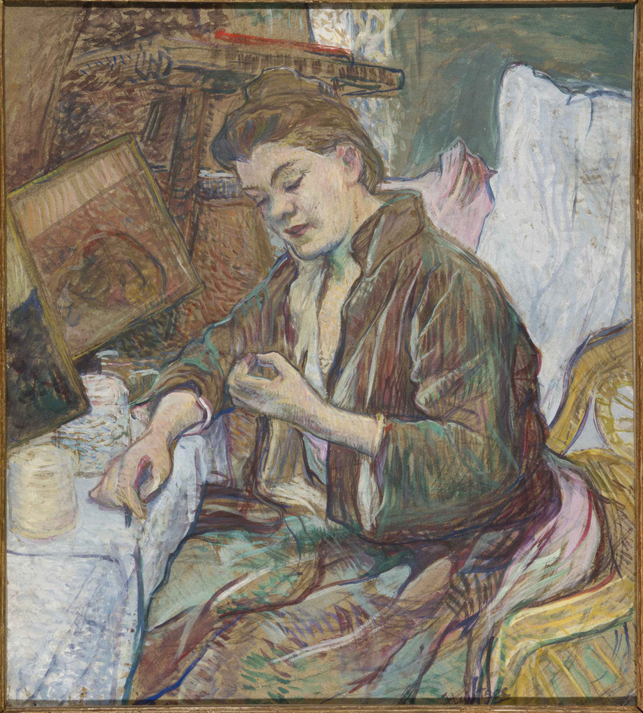 Detail of Madame Favre at her toilet, 1891 by Henri de Toulouse-Lautrec