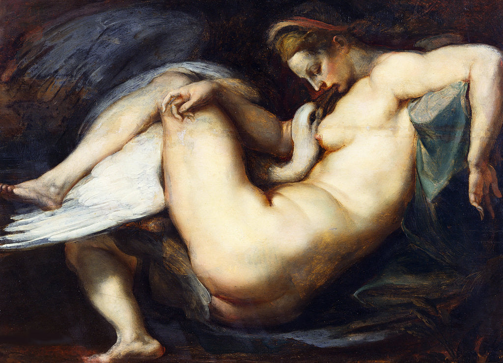 Detail of Leda and the Swan, 1598-1599 by Pieter Paul Rubens