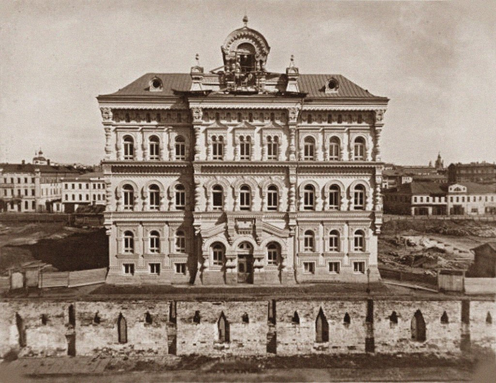 Detail of The Polytechnic Museum in Moscow, 1882 by Anonymous