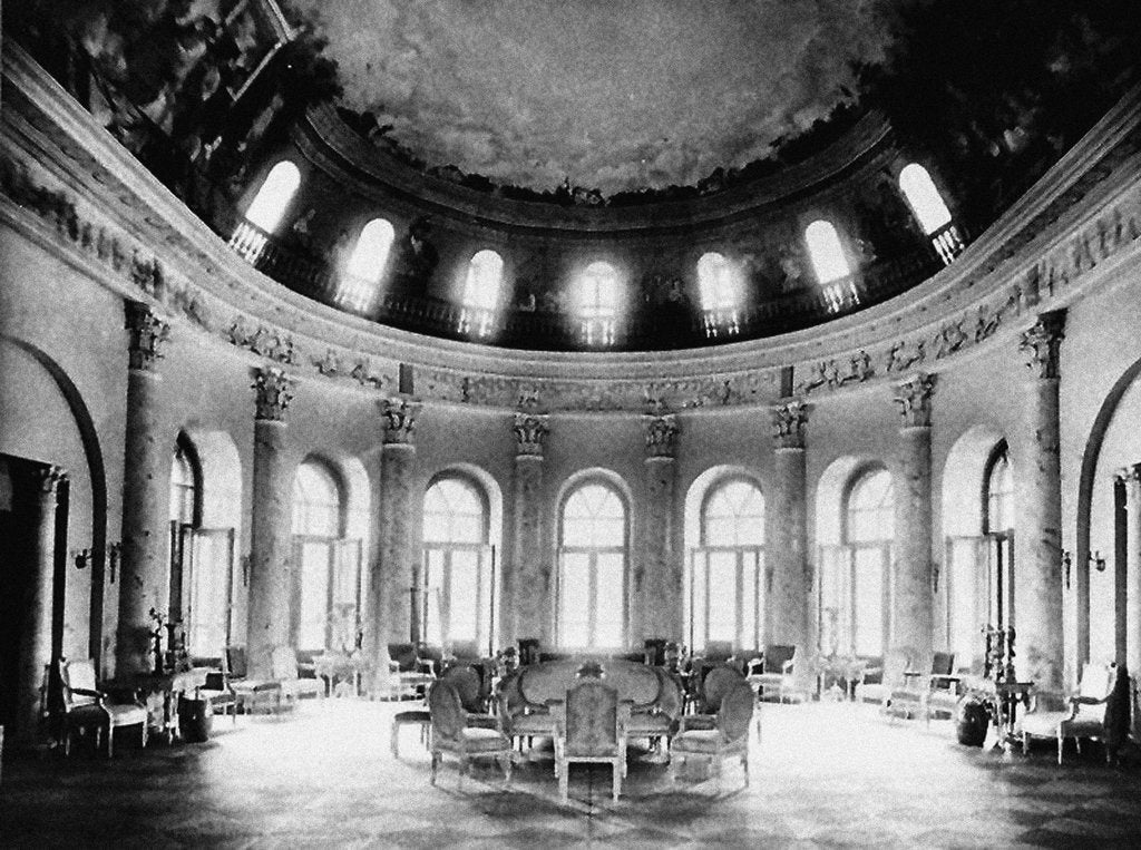 Detail of Ostafyevo Estate. Oval Hall, End of 19th century by Anonymous