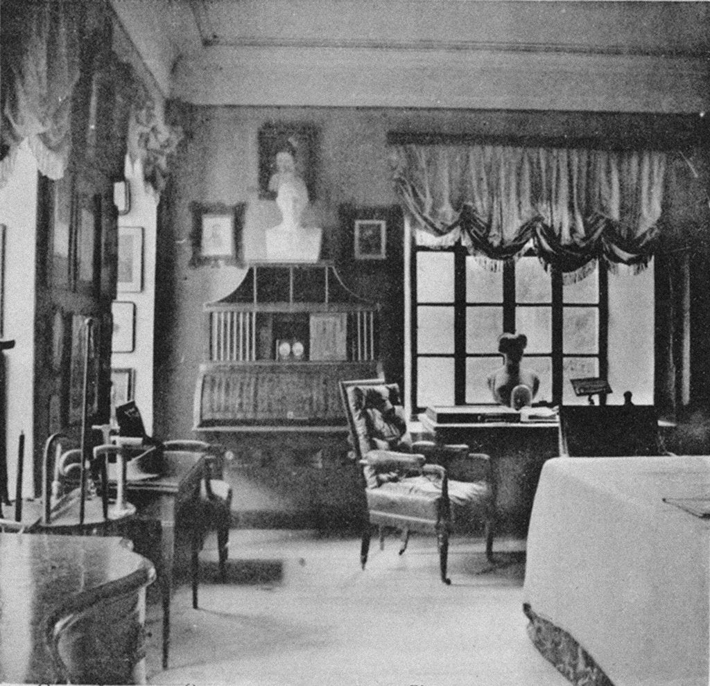 Detail of Ostafyevo Estate. The Karamzin Room, End of 19th century by Anonymous