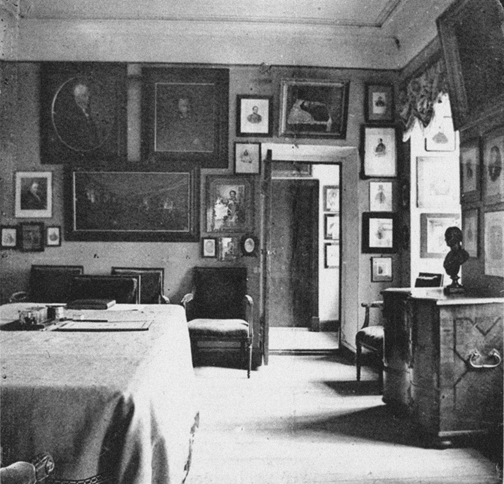 Detail of Ostafyevo Estate. The Karamzin Room, End of 19th century by Anonymous