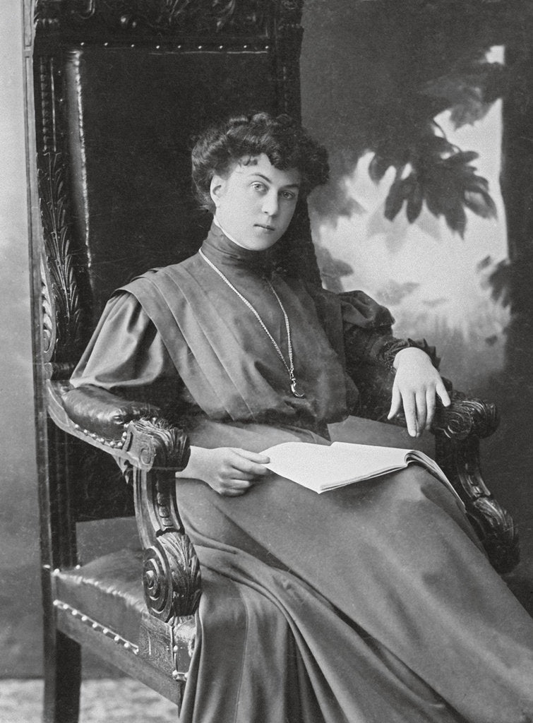 Detail of Alexandra Mikhailovna Kollontai, 1910s by Anonymous