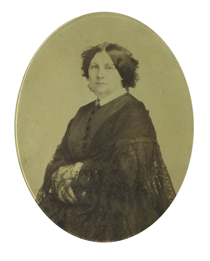 Detail of Anna Grigorievna Filosofova, 1850-1860s by Anonymous
