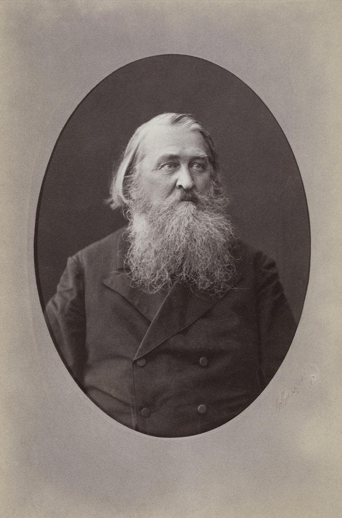 Portrait of the poet Aleksey Nikolayevich Pleshcheyev, 1870 by Sergei Lvovich Levitsky