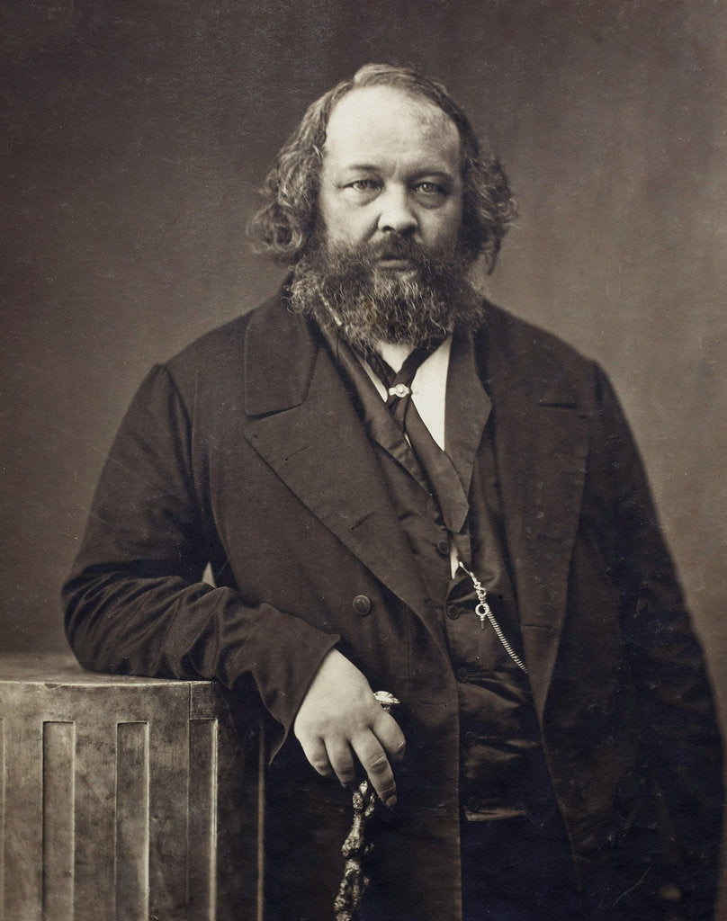 Detail of Portrait of Mikhail Alexandrovich Bakunin, ca 1860 by Gaspard-Félix Nadar