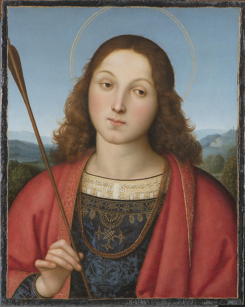 Detail of Saint Sebastian, ca 1501-1502 by Raphael