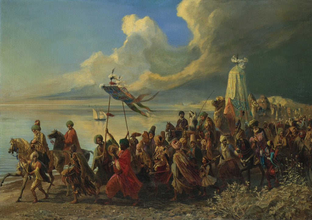 Detail of The Hajj by Alfred Dehodencq