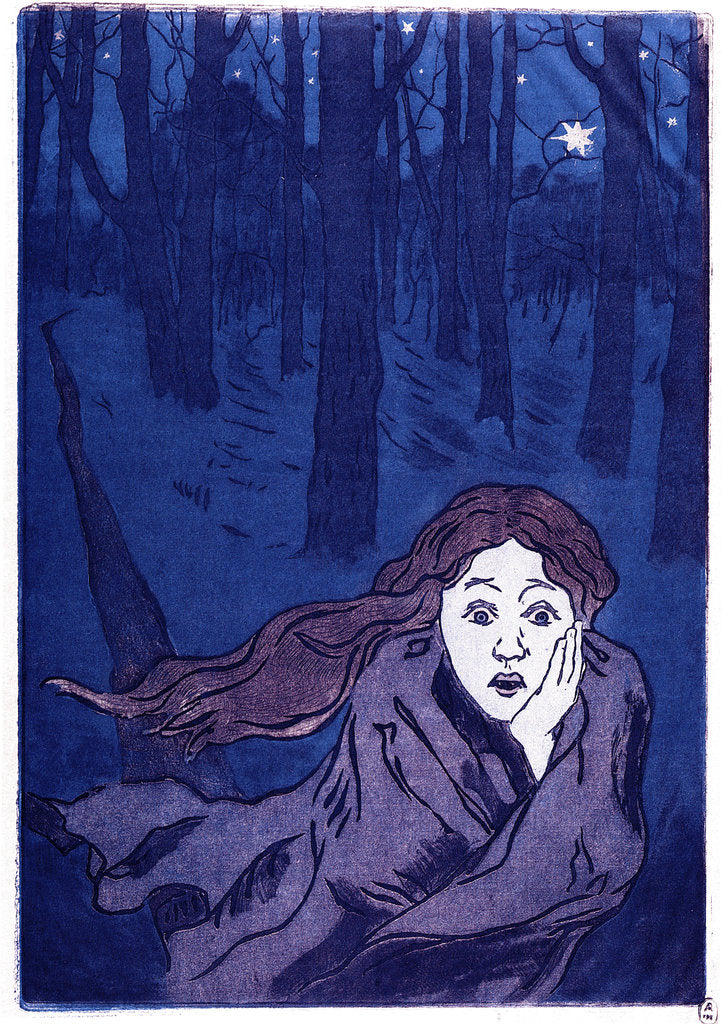 Detail of The Fear, 1893-1894 by Maria Vasilyevna Yakunchikova