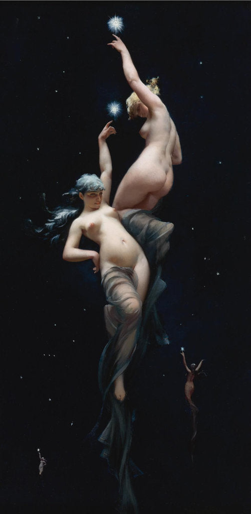 Detail of Moonlit Beauties by Luis Ricardo Faléro
