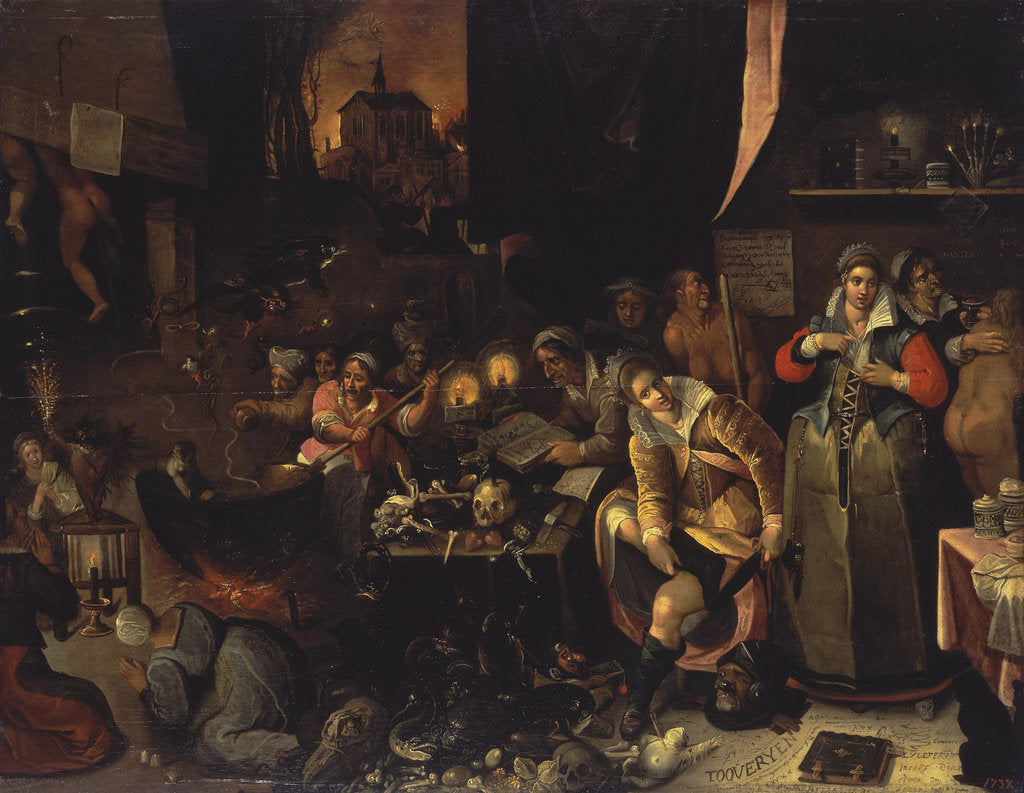 Detail of The Witches Kitchen, 1606 by Frans Francken the Younger