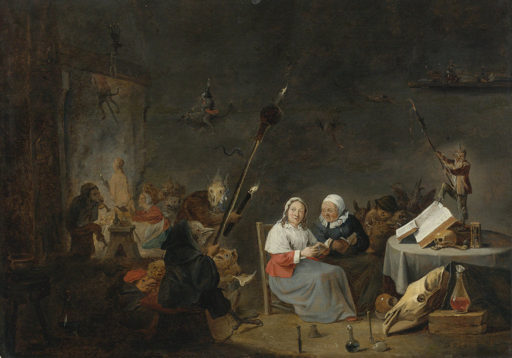 Detail of The Witches Sabbath by David Teniers the Younger