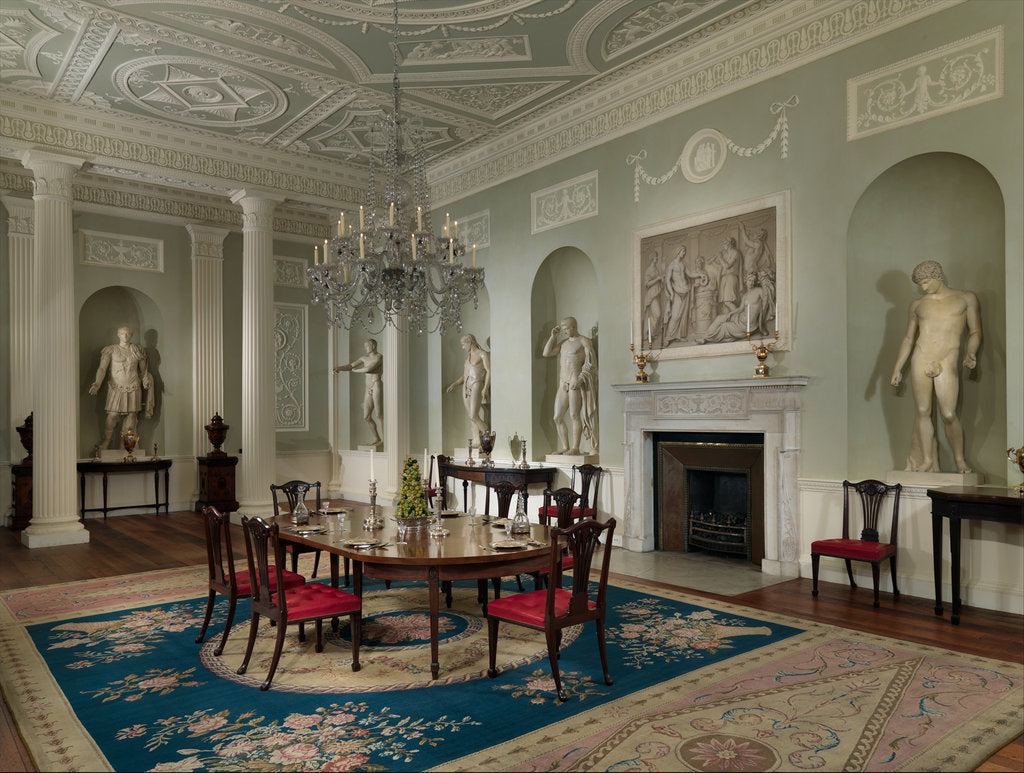 Detail of Dining room from Lansdowne House, London, 1767-1769 by Robert Adam