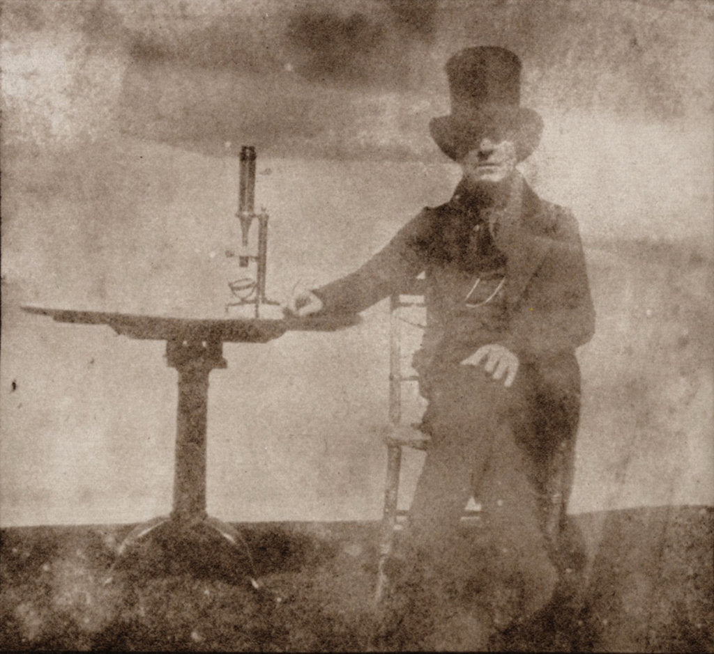 Detail of Sir David Brewster, ca 1841 by William Henry Fox Talbot