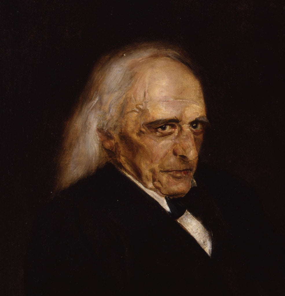 Detail of Portrait of Theodor Mommsen Detail, 1897 by Franz von Lenbach