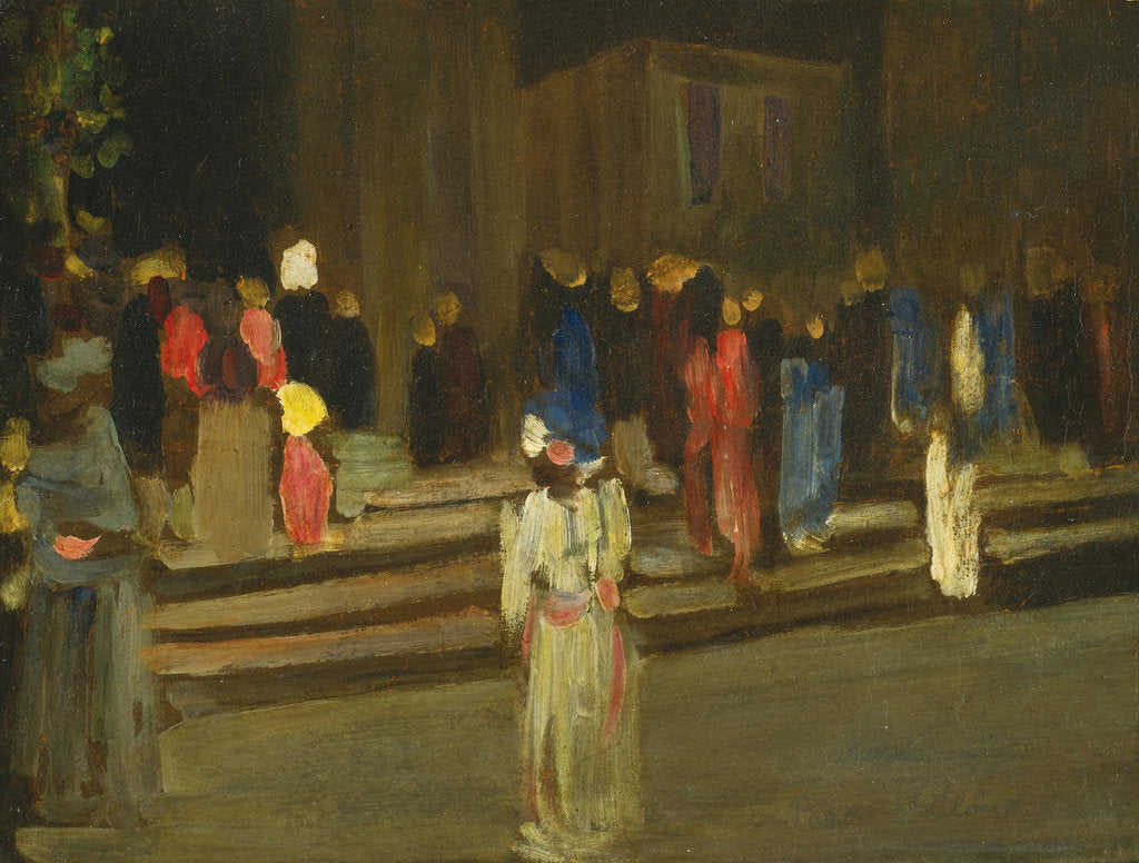 Detail of Park of Saint Cloud, Entrance, 1906 by Wassily Vasilyevich Kandinsky