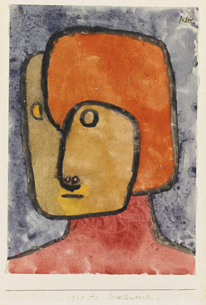 Detail of Pretender, 1939 by Paul Klee