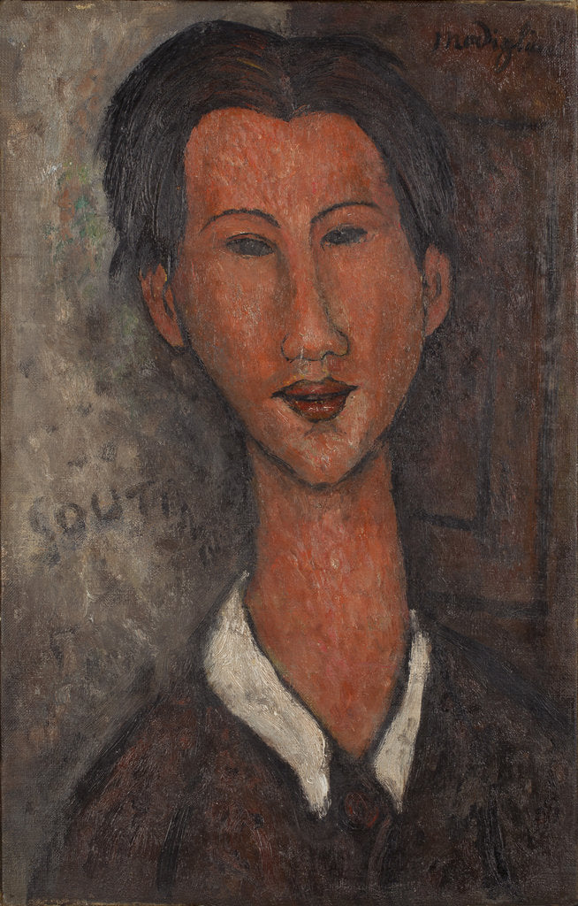 Detail of Portrait of Chaïm Soutine, 1917 by Amedeo Modigliani