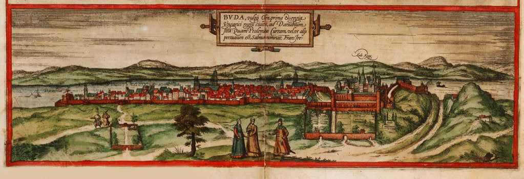 Detail of Buda, vulgo Ofen by Georg Braun