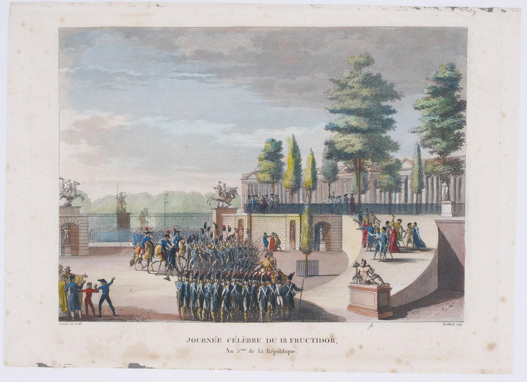Detail of The Coup of 18 Fructidor, Year V, 1804 by Pierre Gabriel Berthault