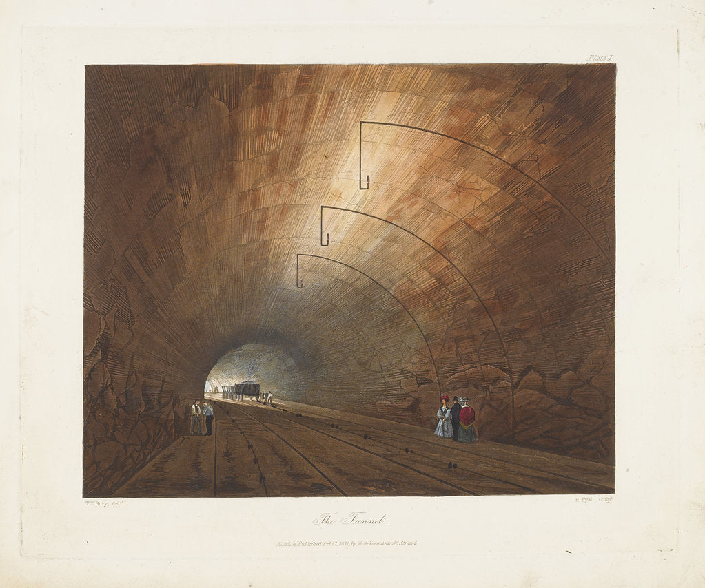 Detail of The Tunnel by Thomas Talbot Bury