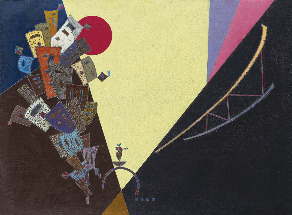 Detail of Épanouissement, 1943 by Wassily Vasilyevich Kandinsky