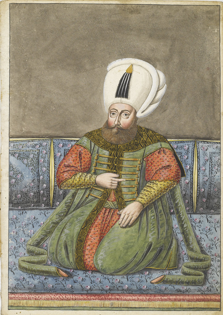 Detail of The Sultan Osman I, Early 19th century by Anonymous