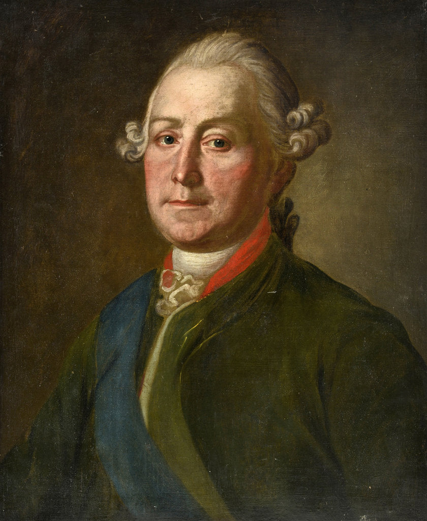 Detail of Portrait of Lev Alexandrovich Naryshkin, Second Half of the 18th century by Anonymous